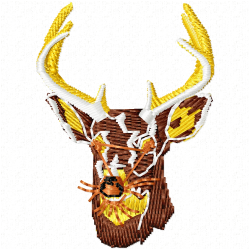 Gazelle Embroidery Design 10 Gazelle Embroidery Design 10